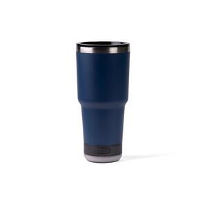 Navy Blue Vibe 28oz Stainless Steel Tumbler with Flashlight Beacon